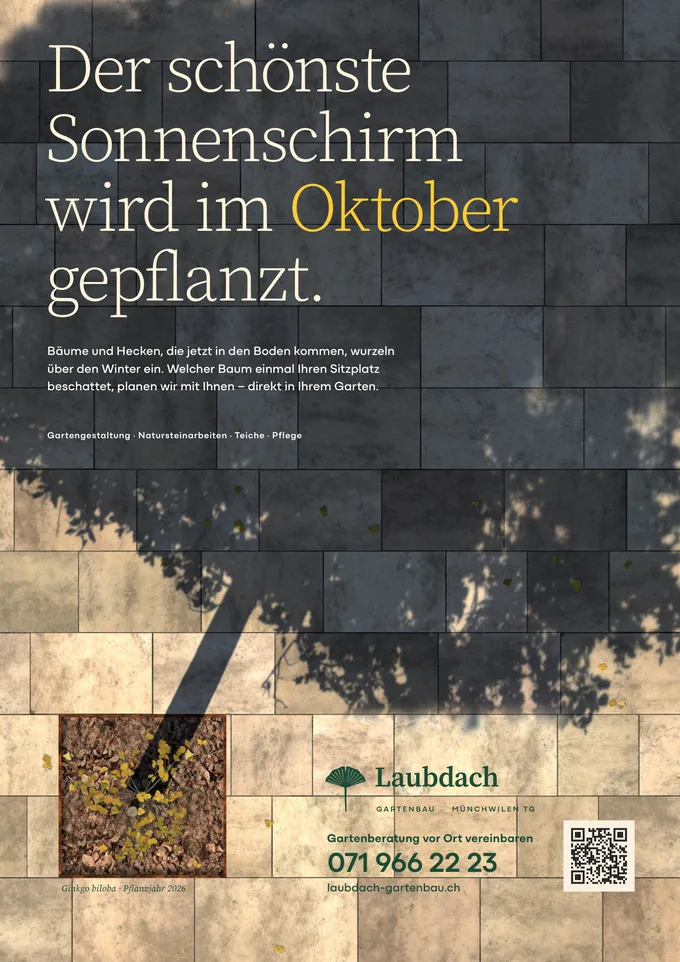 Flyer A5 für Laubdach (Garten & Landschaft)