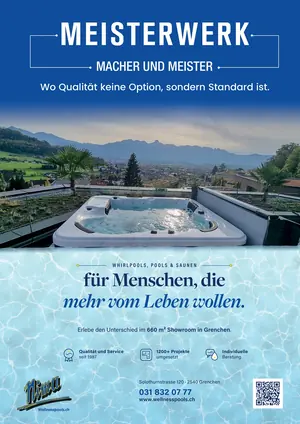 MEISTERWERK-Titelseite für Nima GmbH